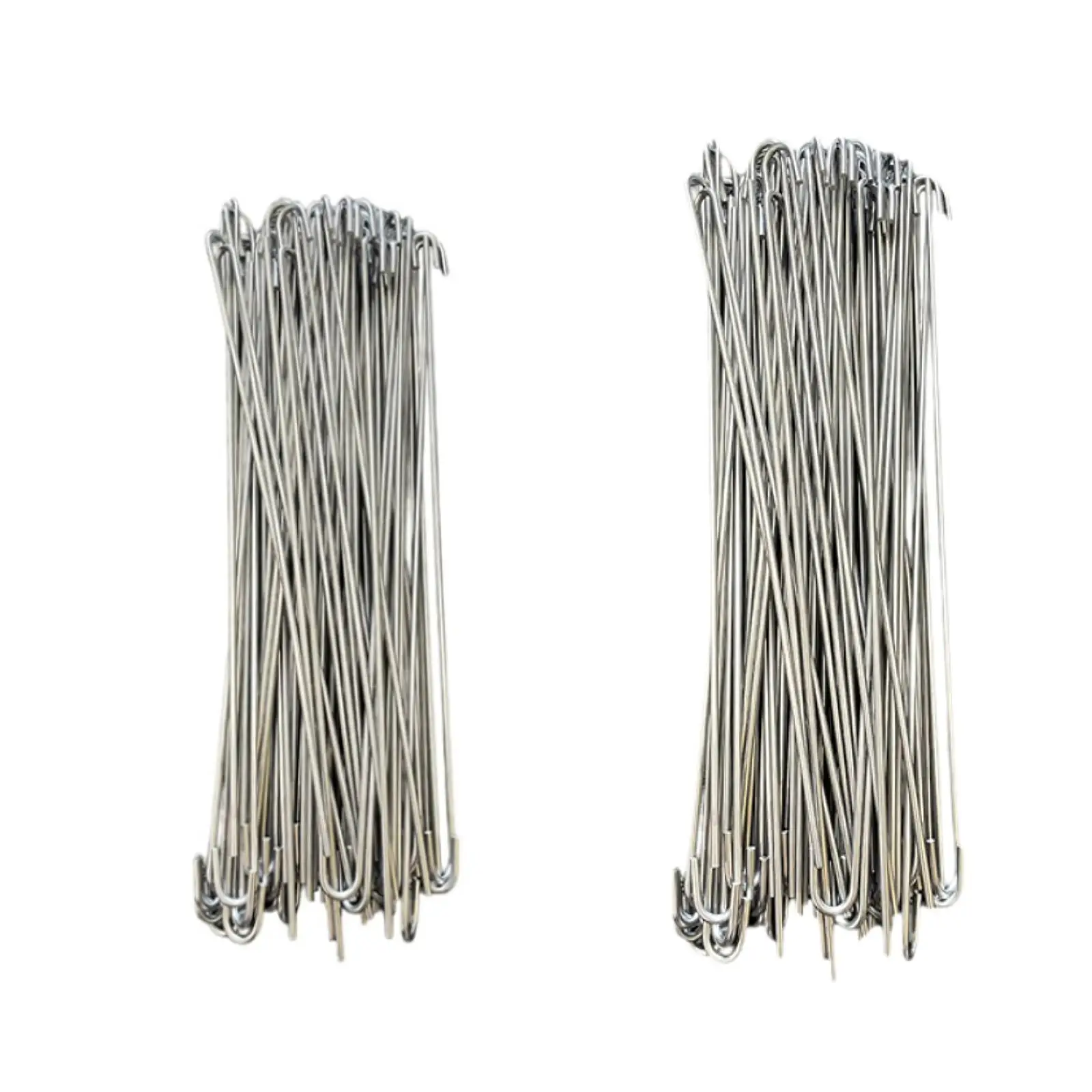 

100x Chain Link Fence Ties Securing Hook Ties Heavy Duty Metal Rustproof Multipurpose Tie Wires for Garden Dog Fence Slats