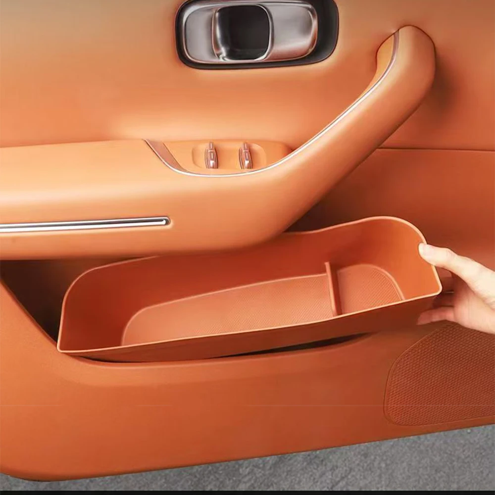 Image of 4PCS Auto Tür Seite Lagerung Box Vorne Hinten Türgriff Unten Organizer Für Leapmotor C10 C16 2024 2025 Auto zubehör