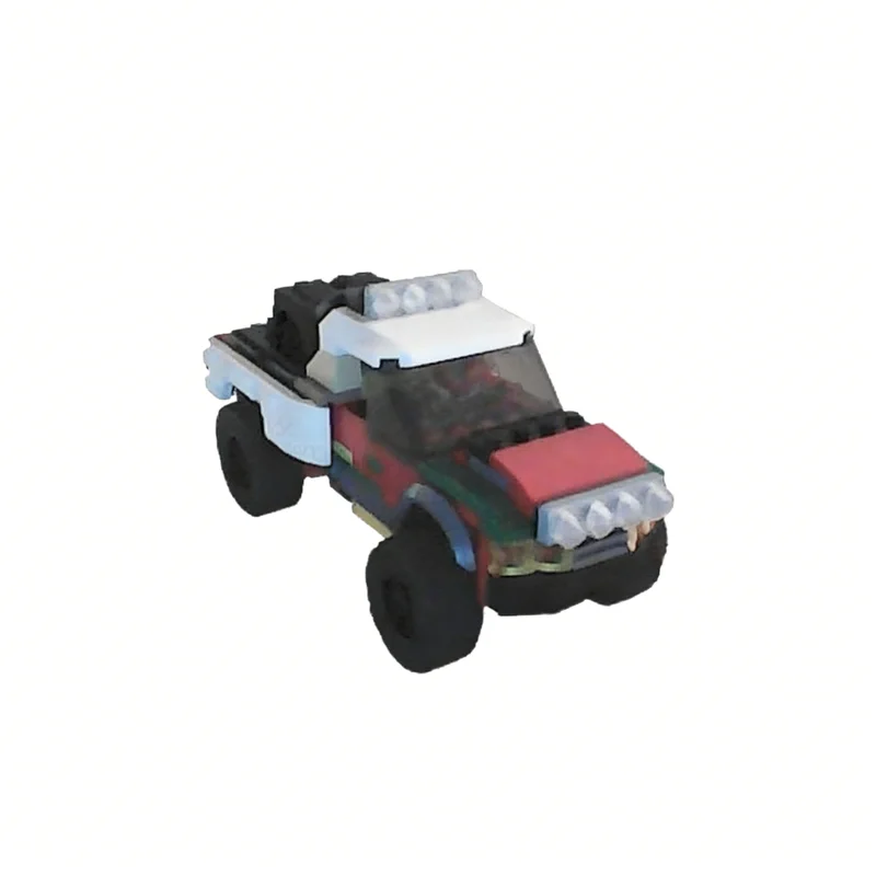 210pcs MOC Creator Trophy Baja Truck Model Building Blocks Toys Display Birthday DIY Collection Creative Education Assemble 3D