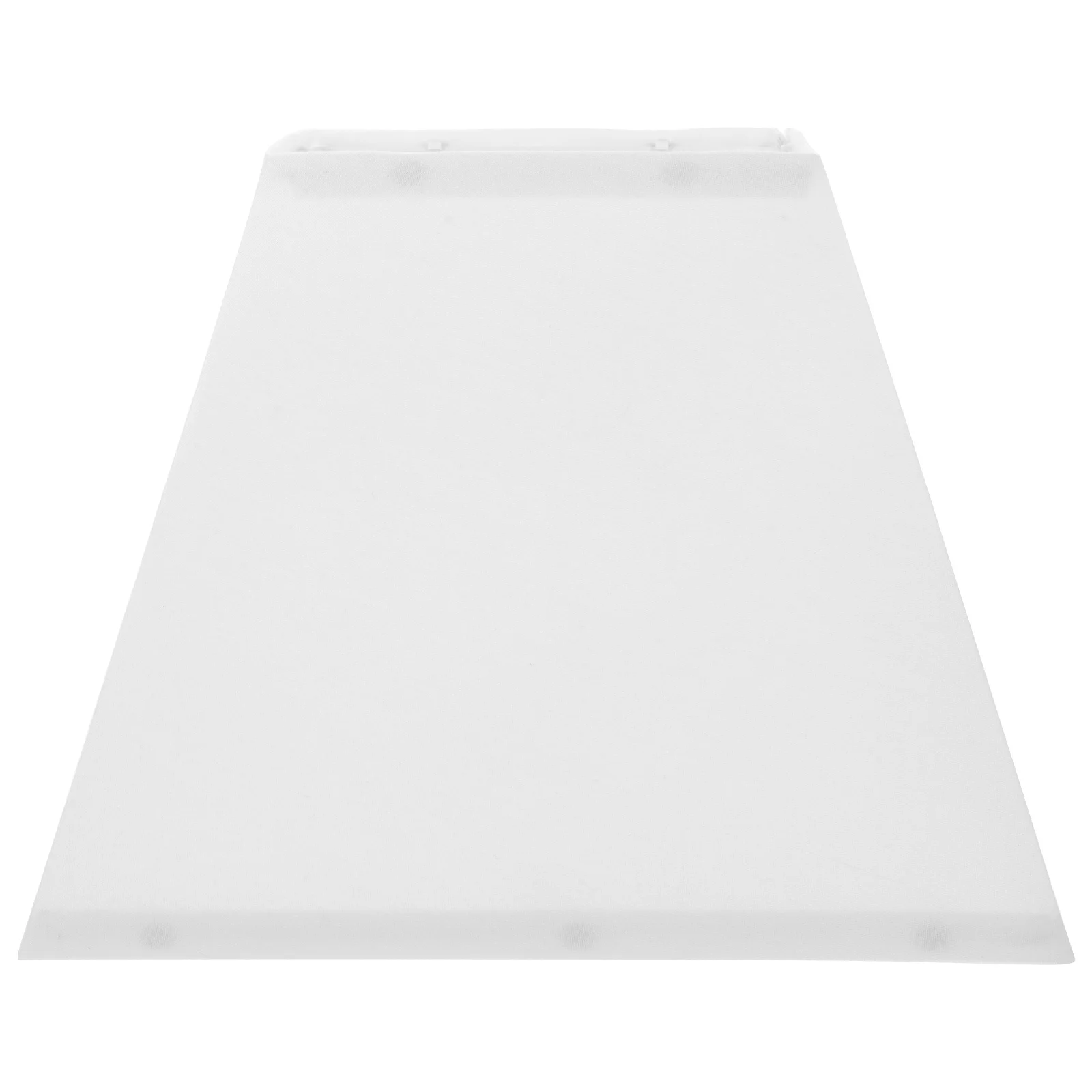 

10inch Square Fabric Lampshade White Linen for Table Floor Lamp Replacement Light Cover Spider Attachment Durable Easy Install