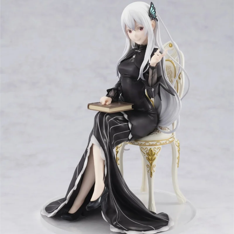 Kadokawa Original:Re:Zero Echidna Tea party style 19.5cm PVC Action Figure Anime Figure Model Toys Figure Collection Doll Gift