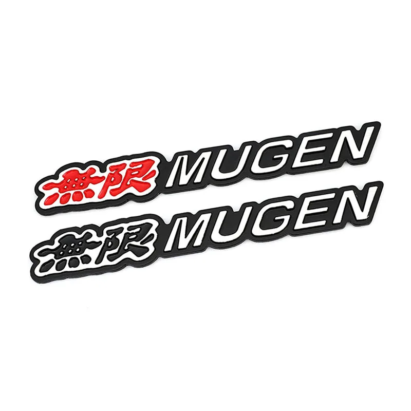 Car Sticker MUGEN Emblem Badge Decal for Honda Mugen Accord Civic Pilot Odyssey City CRZ Spirior AVANCIER CRV Crosstour H-RV NSX