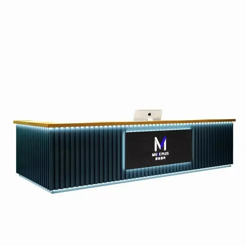 Atril Reseption Customer Center Entrances Tables Shop Service Counter Hairdresser Bank Luxurious Office Hairdressing