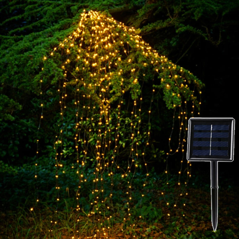 

Solar Powered Twinkle Fairy Lights String Lights Wire Vine Solar Lights Garden For Home Garden Patio Decor