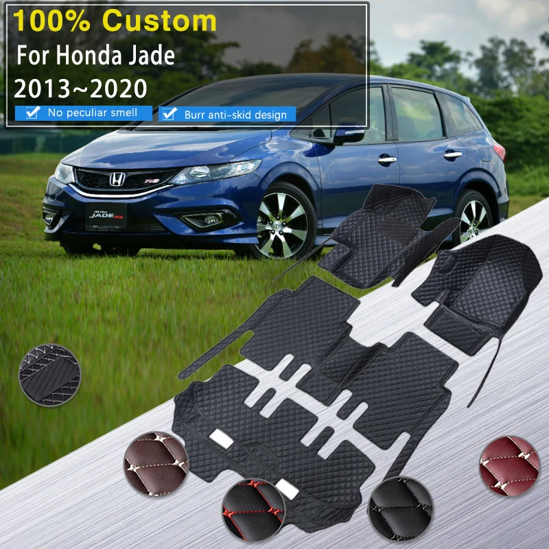 

Car Mats Floor For Honda Jade Jeido FR4 5 2013~2020 6seat Scratchproof Carpets Car Floor Matt Tapetes Car Accessories Interior