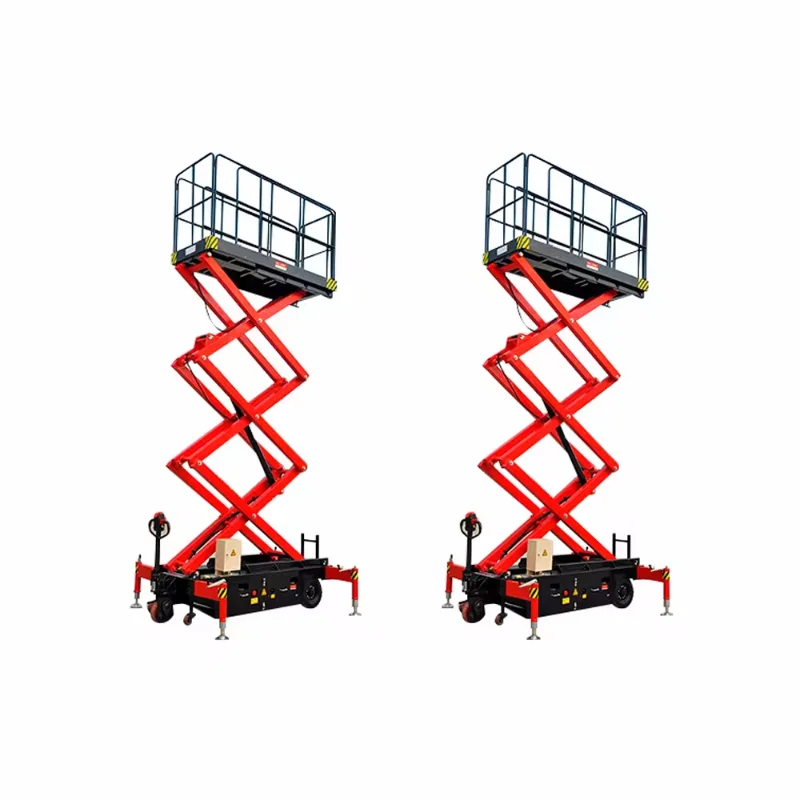 YG 1.0ton 1000kg Aerial Work Lifting Platform Aerial Scissor Platform Self Propelled Electric Scissor Lift Maximum Height 16M