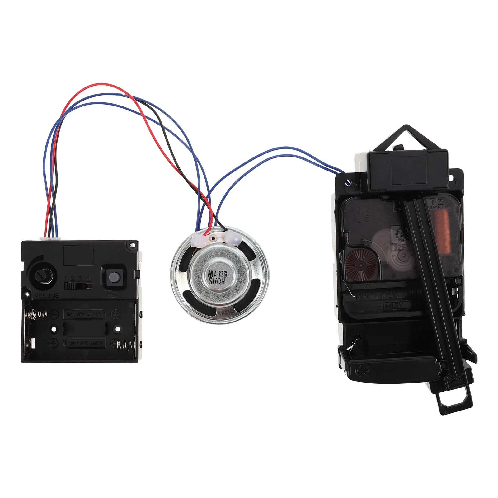 

1Set Music Box Pendulum Clock Mechanism Hourly Chime Smooth Movement Easy Installation Silent Operation Wind Up Mechanism