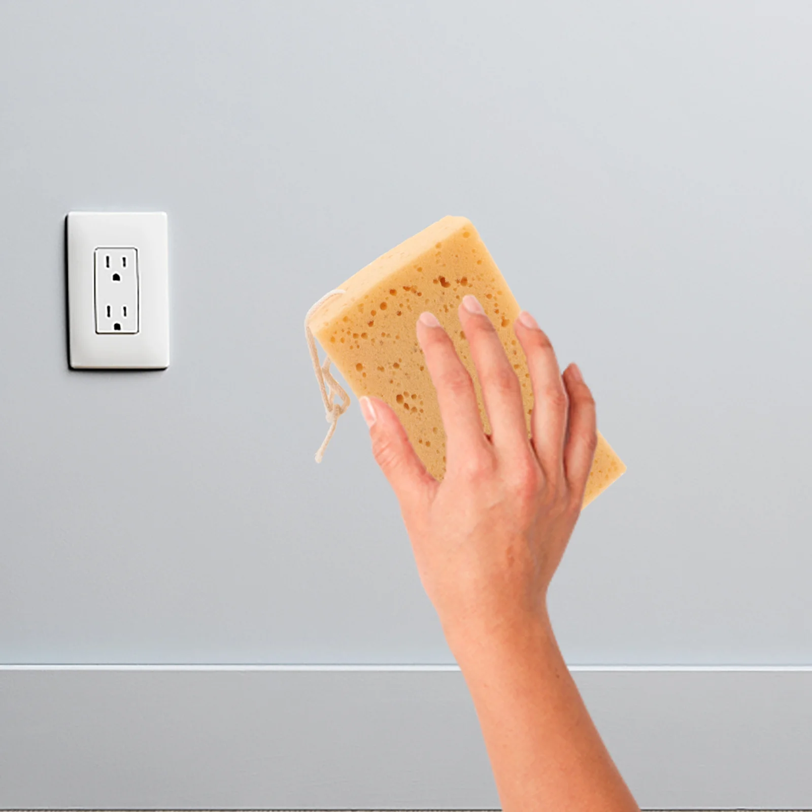 

3Pcs Wall Texture Sponge Paint Sponge Textured Design Safe Material Easy Use Home Wall Decor Sponges for Painting