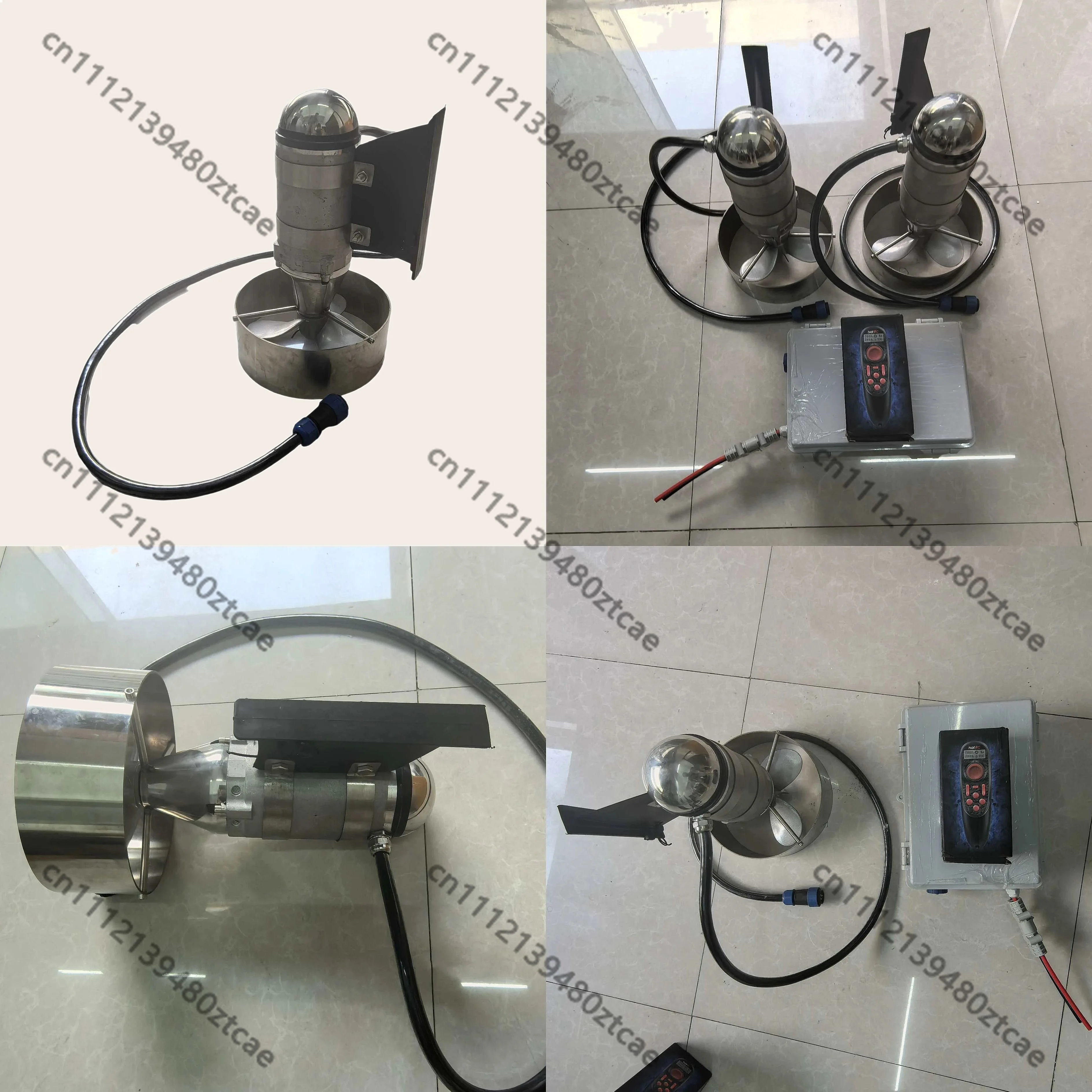 DC12V-24V 1200W-2000W Wireless BLDC Motor Propeller for Inflatable Fishing Boat