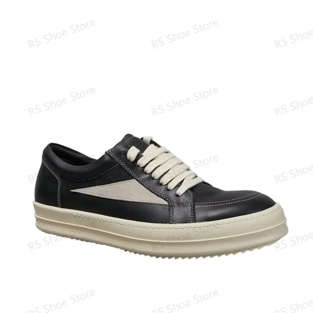 

Ro Classic Designer Men Sneaker Low Top Women Suede Shoes Black Leather Casual Shoe Lace Up Retro Flat Canvas Sneakers