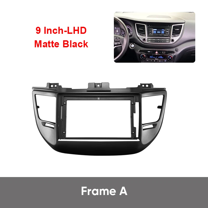 MAMSM 9'' For HYUNDAI TUCSON 2015-2017 Car Radio Player Panel Frame Stereo Android Cable Wire Harness Fascia Dashboard Cover