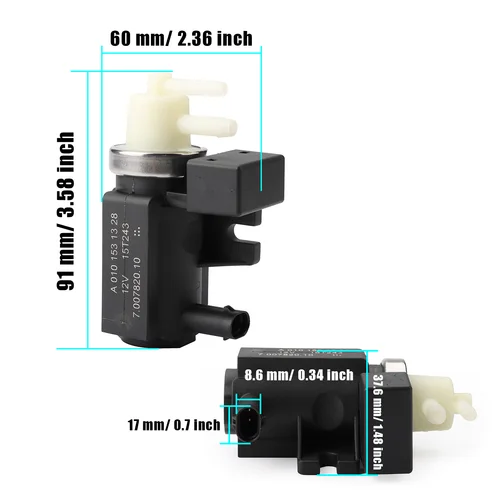 Imagen 2 del producto Válvula Solenoide Turbo para coche, convertidor de presión para mercedes-benz B250, C63, AMG C200, E300, E450, A0101531328, A0001531800, A0081535428, 1/2 piezas
