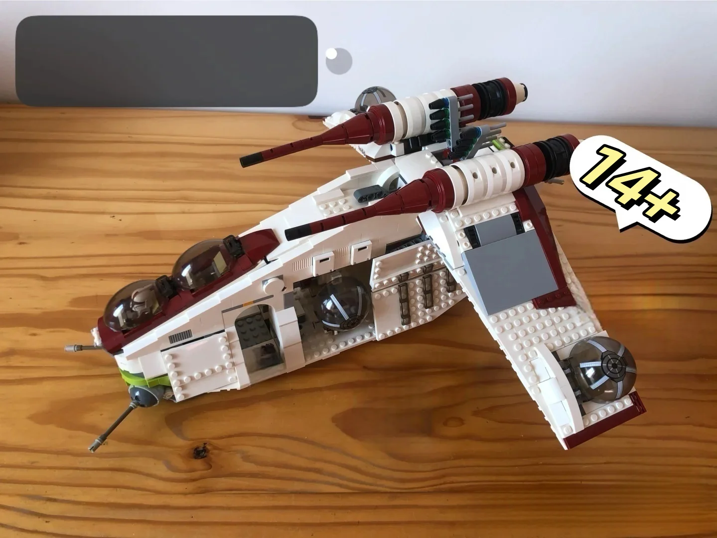 new-moc-space-battle-white-gunship-spaceship-model-home-decor-ornament-holiday-gift