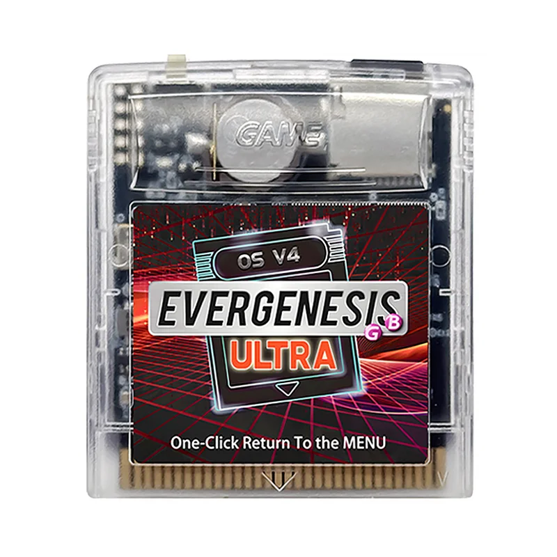 EVERGENESIS Game Boy Kleur 2000 in 1 Game Cartridge Flash Card Voor GBC GBP GBA SP Game Console OS V4 Editie met 4G TF-kaart