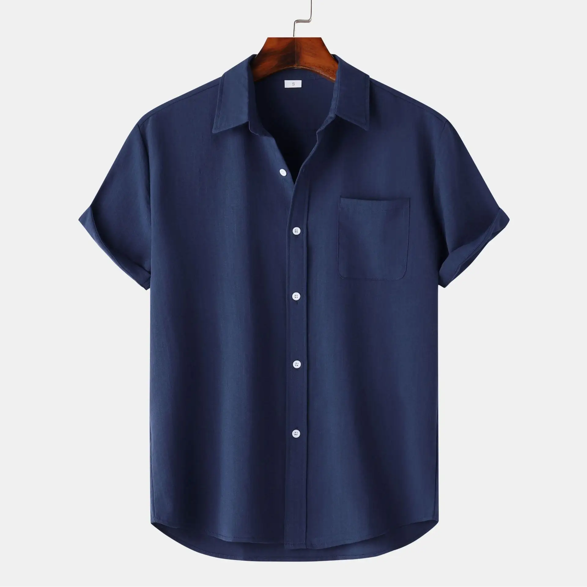 الرجال الياقات ort Sve الكتان irt القطن 00% الشباب لباس غير رسمي اللون الوجه طوق سترة مفتوحة Sle الصيف irt #2