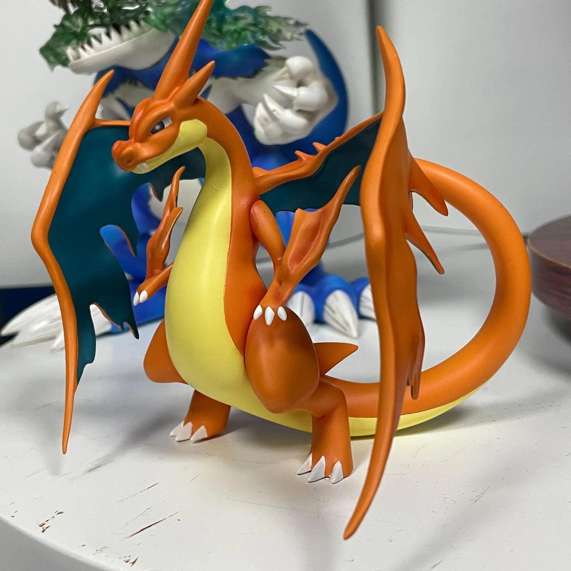 

11 см покемни аниме фигурки Mega Charizard Y экшн-фигурка статуя модель коллекция кукол игрушки подарки