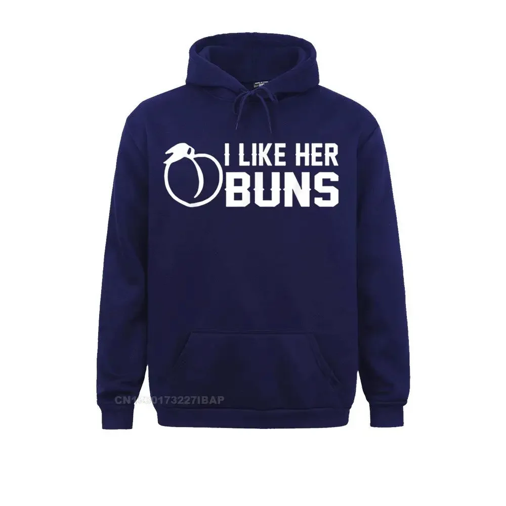 I Like Her Buns Tshirt Funny Couple I Like His Guns Shirt Prevalent Women Sweatshirts Long Sleeve Hoodies novelty Sportswears