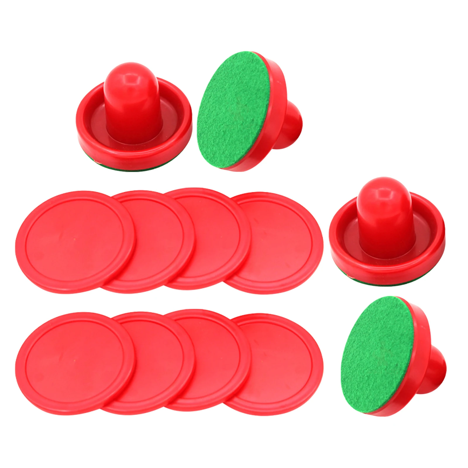 

2Sets Air Hockey Paddle Lint Pads Self Adhesive Replacement Patches Table Accessories Stable Airflow Pusher Paddle Pads
