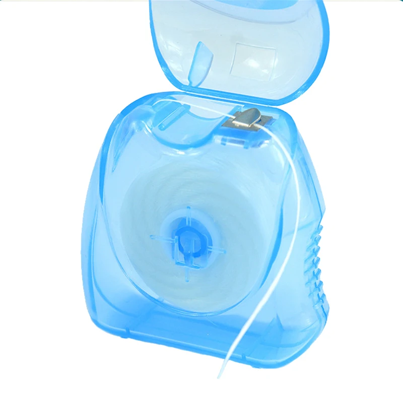 50m/Box Dental Floss Toothpicks Mint Superfine High Tensile Strength Wax Oral Hygiene Teeth Cleaning Teeth Flosser