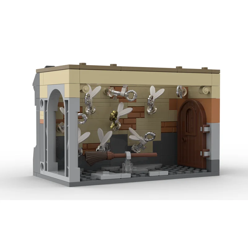 Popular Movie Sence Moc Building Bricks Winged Key Room Model Technology Modular Blocks Gifts Christmas Toys DlY Sets Assembly
