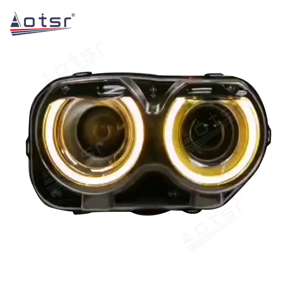The Car Accessories Modification For Dodge Challenger 2008-2020 upgrade angle eyes Car headlights Headlamp assembly