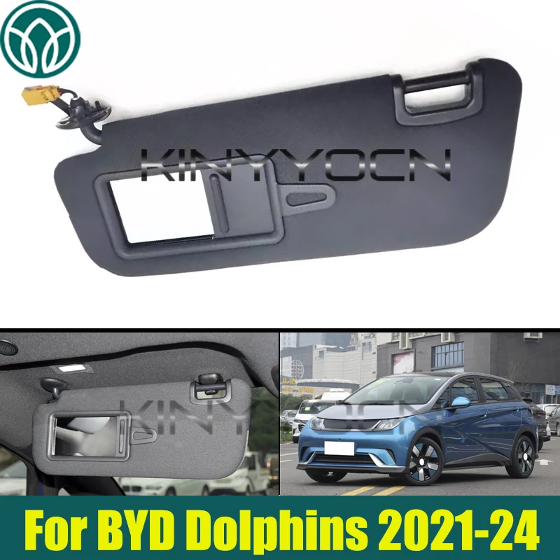 

Car Sun Visor Without Light For BYD Dolphins 2021 2022 2023 2024 Sunvisor with Makeup Mirror Without Light
