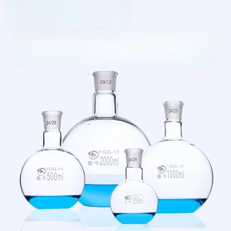 

500ml Single Neck Round Bottom Flask Boiling Flask with 24/29 Ground Joint Short Neck Standard
