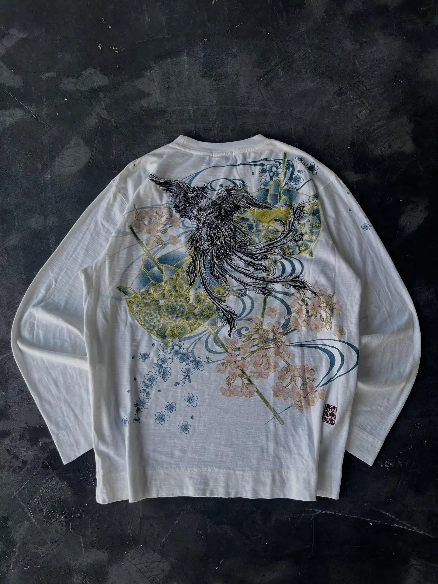 

European and American Y2K Antarctic Long Sleeved Shirt Japanese Harajuku High Street T-shirt Fashionable and Trendy Clothing