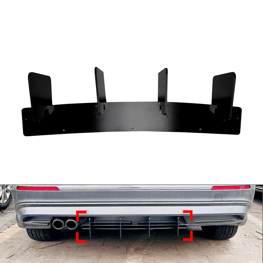 Car Rear Bumper Spoiler Protector For VW Tiguan L MK2 Standard Edition 2021 2022 2023