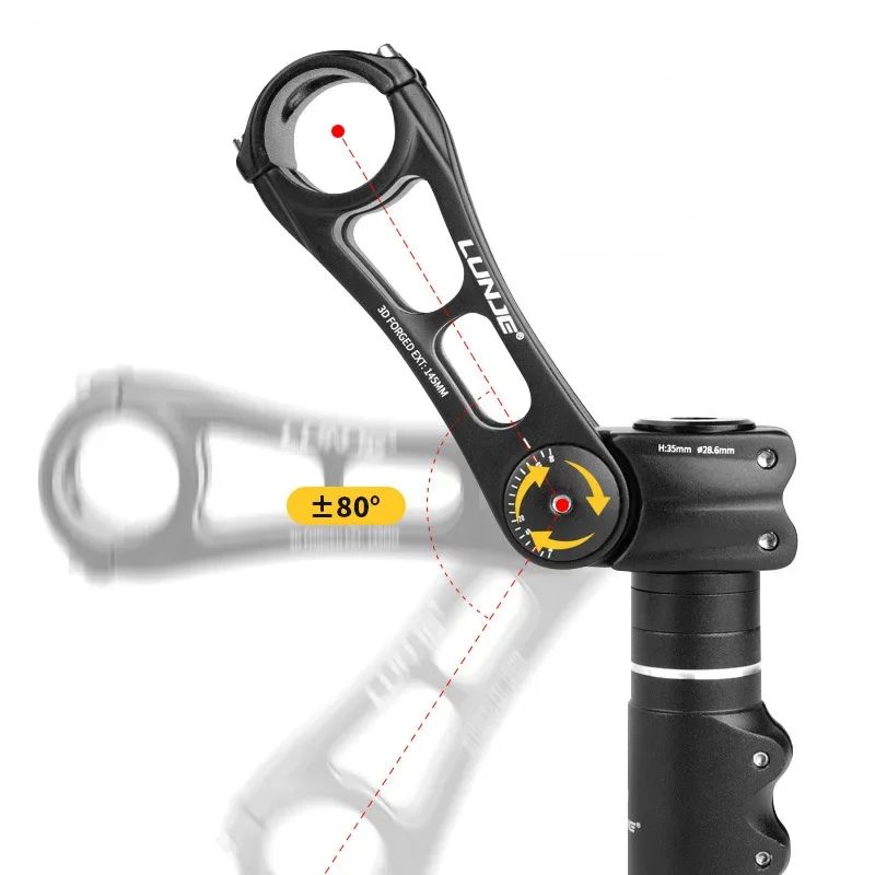 Bicycle Handlebar Stem MTB Power Stem Road Mountain Bike Table Adjustable Stem 31.8mm Cycling Bridge Rod 90/110/130/145MM