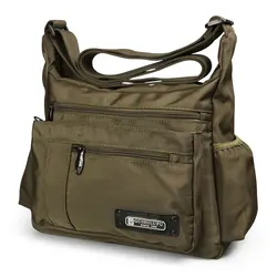 Ruil Men Shoulder Bags Waterproof Crossbody Bag Leisure Oxford Cloth Casual Travel Messenger Bag