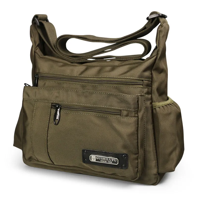 Ruil Men  Shoulder Bags Waterproof Crossbody Bag Leisure Oxford Cloth Casual Travel Messenger Bag