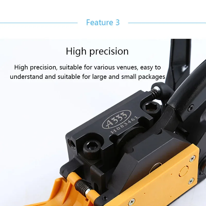 A333 Manual Steel Strapping Machine Portable Buckle-free Strapping Machine Iron Sheet Strapping Machine LK