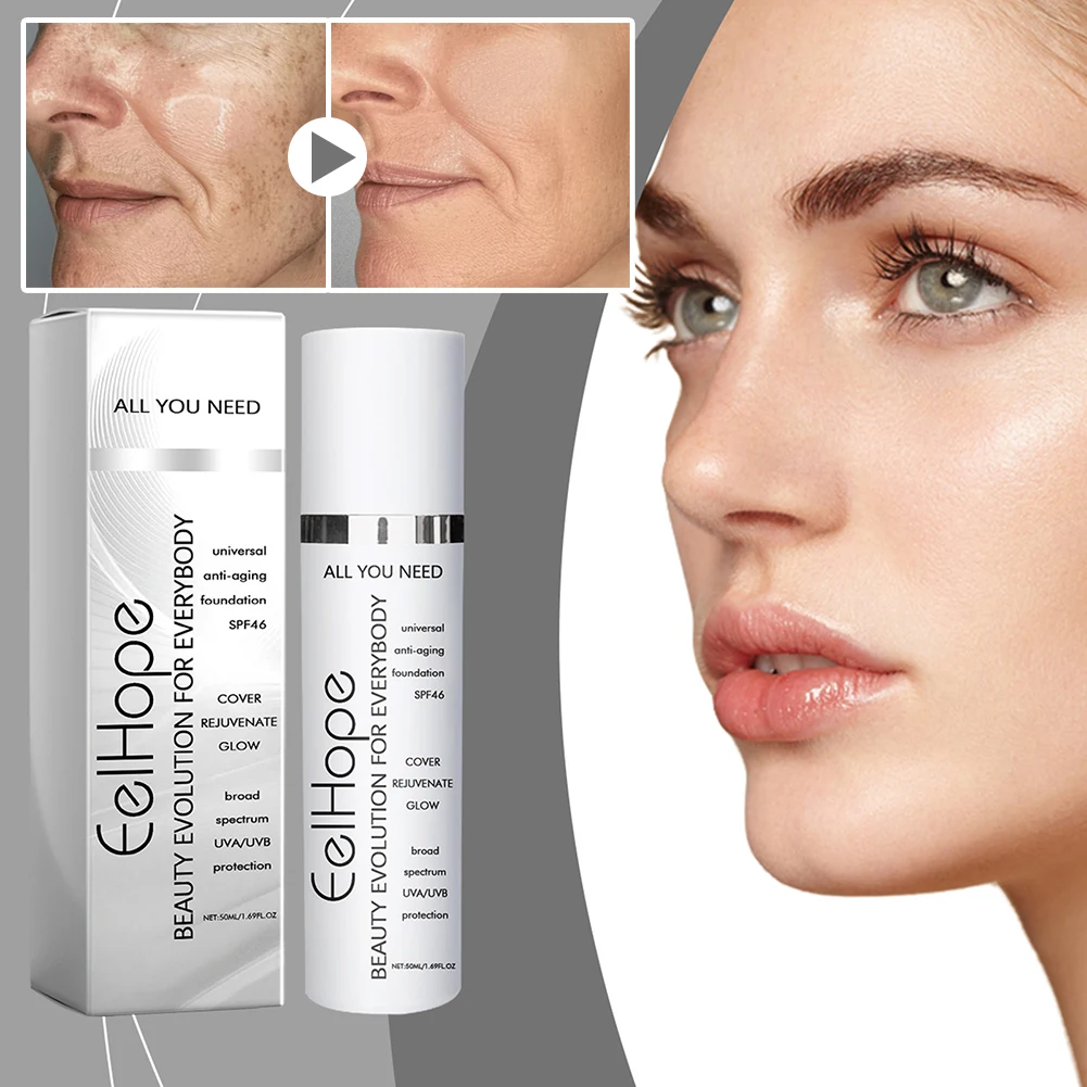 Age Defying-Fond de teint universel pour femme, crème correctrice hydratante et teintée, outil de maquillage, éventuelles F46