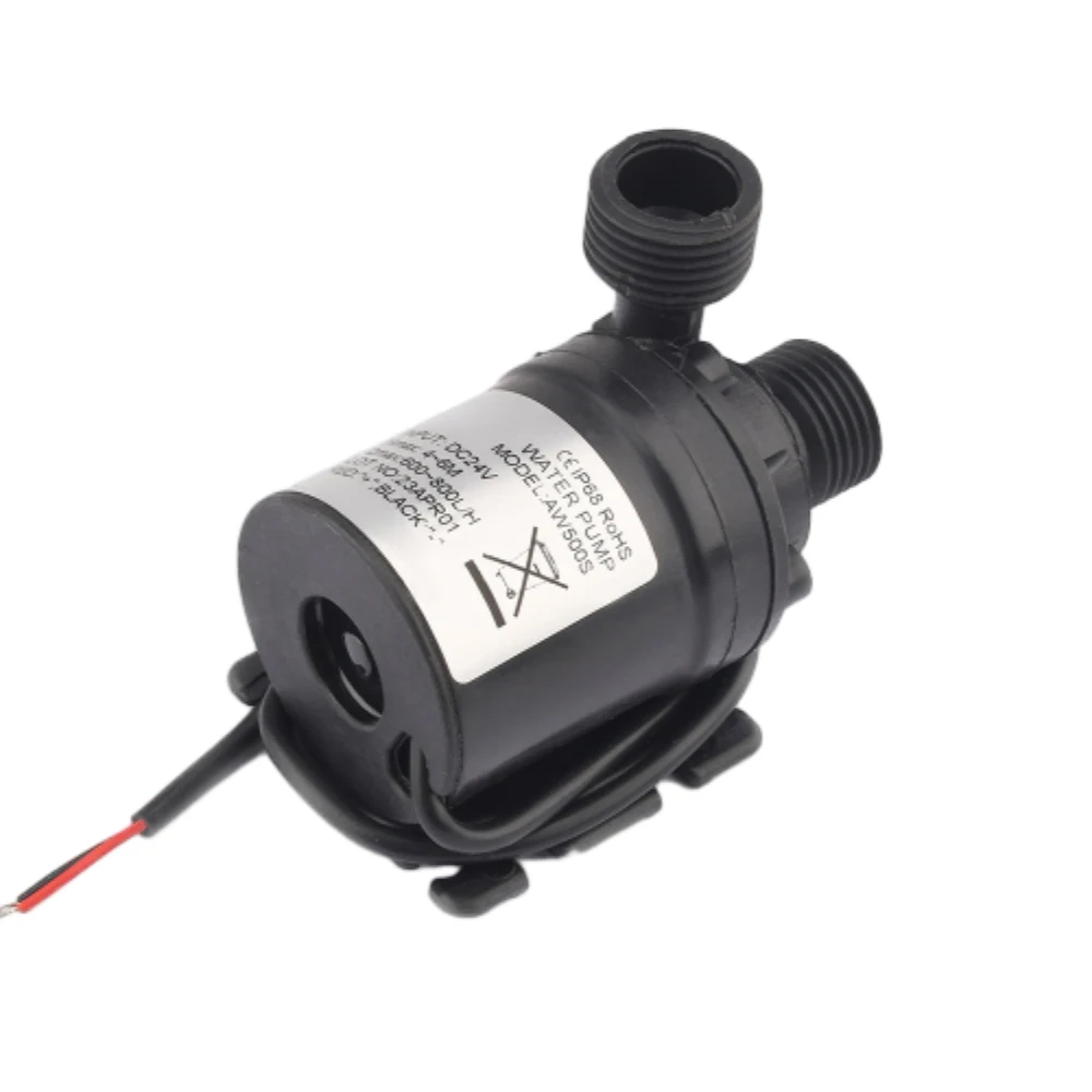 DC12V/24V Screw Mouth Micro Dc Brushless Circulating Booster Pump Water Pump High Temperature Resistance IP68 Solar Water Heater