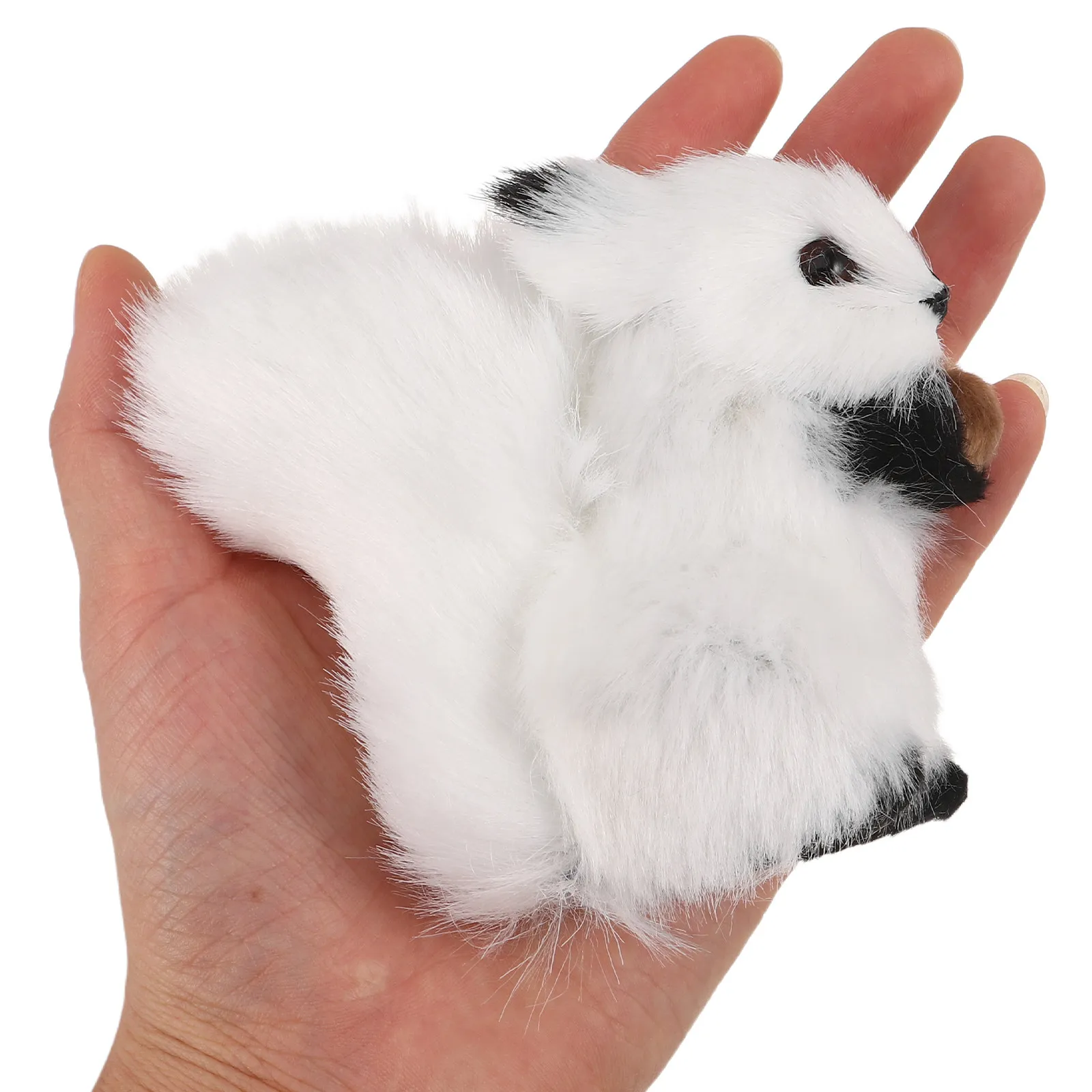 Scoiattolo Realistico Simulato, Mini Peluche di Scoiattolo da 10 cm per Decorazioni Domestiche, Oggetto di Scena Fotografico, Allestimenti Creativi