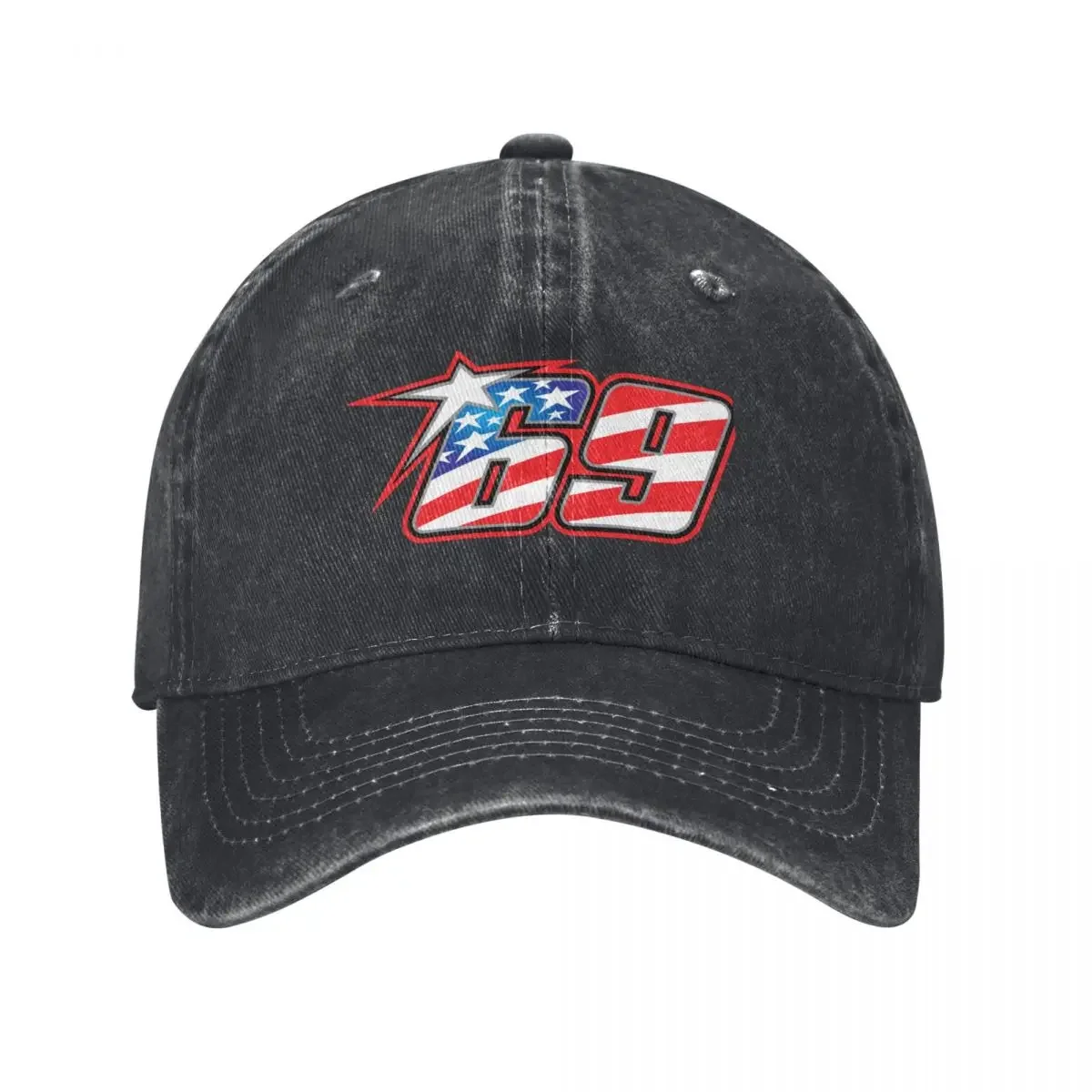 Nicky Hayden Number 69 Baseball Cap Hat Baseball Cap Streetwear Mens Women's