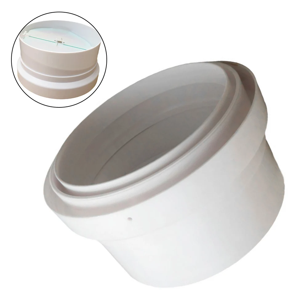 Pipe Check Valve Anti-Odor Backflow Prevention Household For Plumbing HVAC 16x16cm PVC Pipe Check Valve Fuel Check Valve