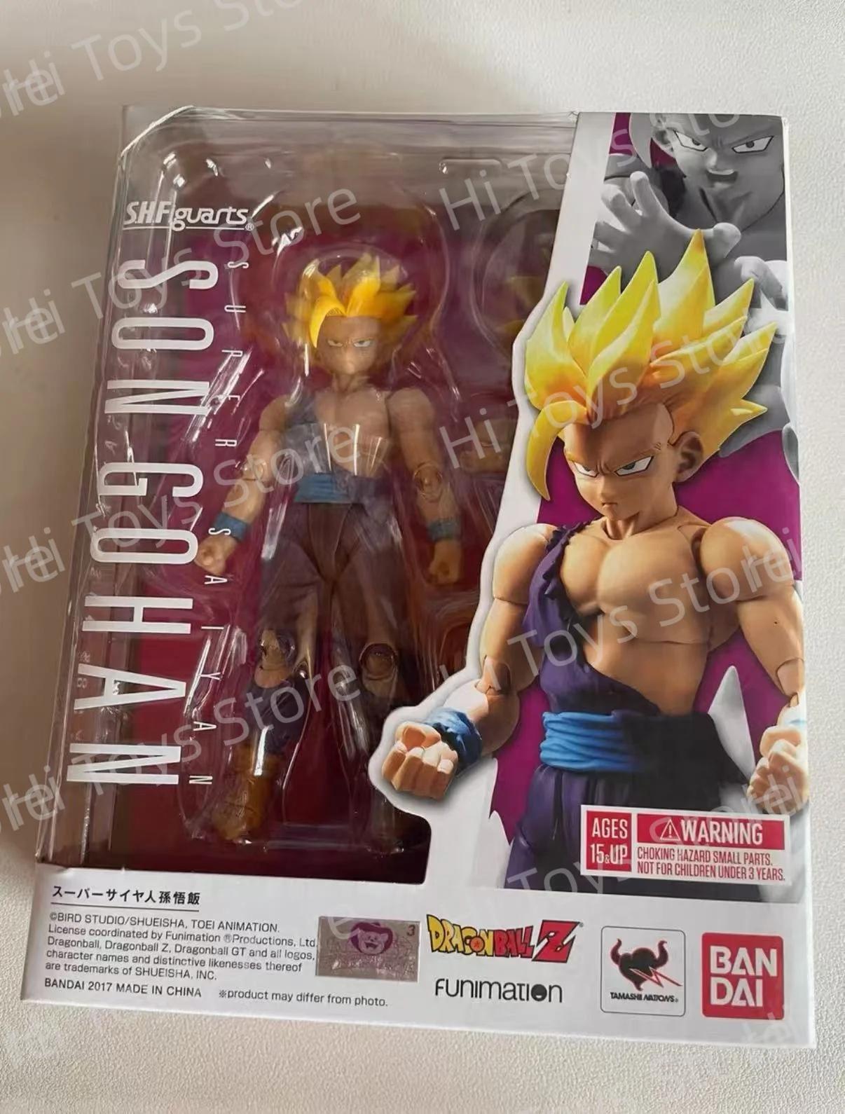 Disponibile originale Bandai Dragon Ball Shf Super Saiyan Son Gohan The Fighter Who Surpassed Action Figure Giocattoli da collezione