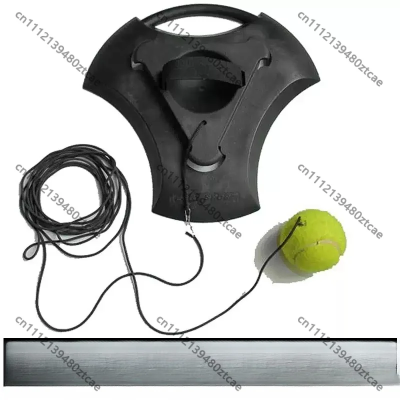 Tennis Trainer Base Single Player Rebound Practice Set With Elastic Rope For Beginners Training Equipment