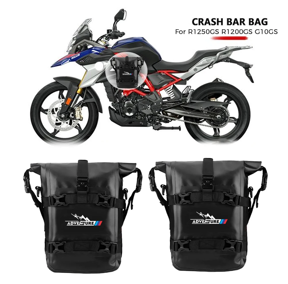 

For R1200GS R1250GS LC F800GS F850GS Adventure GSA Motorcycle Frame Crash Bars Waterproof Bag Bumper Tool Placement Bags