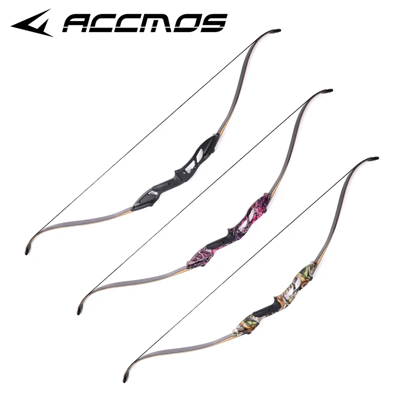 

Archery Recurve Bow JUNXING F179 56" 30-50lbs American Hunting Bow Aluminum Alloy Riser