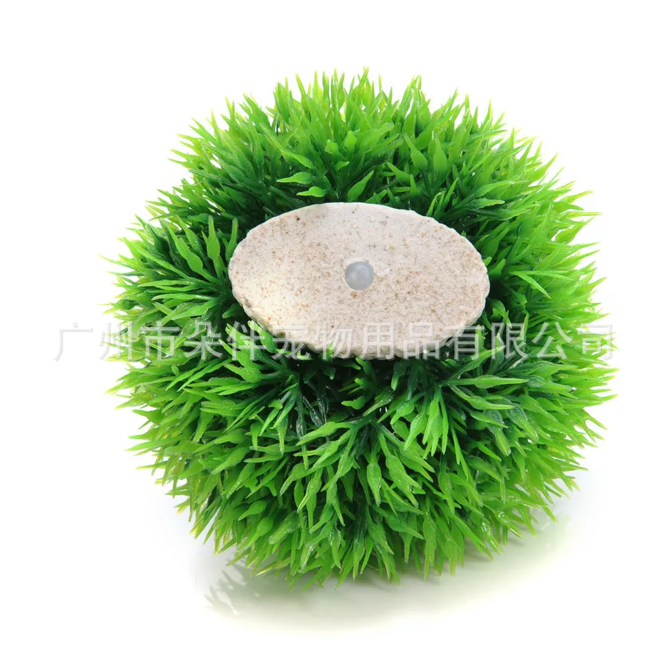 Simulation Grass ball Aquarium Decor Water Weeds Ornament Plant Fish Tank Decorations