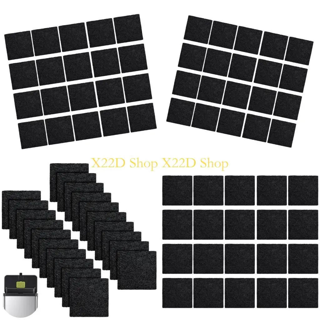 

X22D 20Pcs Trash Can Filter Replacement Carbon for Effective Odor Absorption