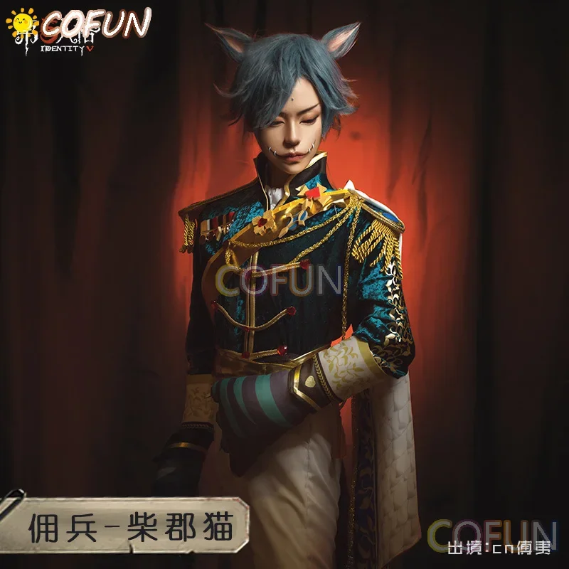 COFUN Game Identity V Naib Subedar Cosplay Costume Naib Clothes Halloween Outfits Game Clothing Men Props