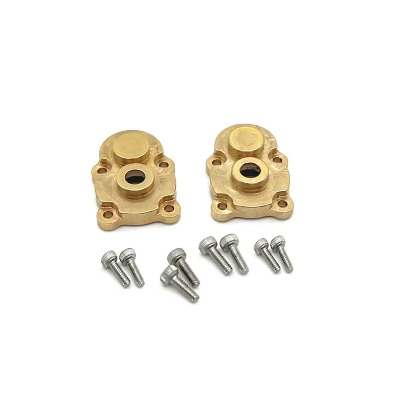 Brass Outer Portal Housing Gear Cover for FMS FCX24 1/24 RC Crawler Car Upgrades Parts Accessories