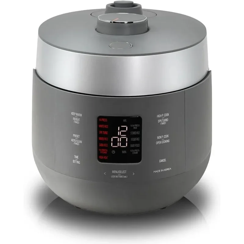 

CRP-ST0609FG 6-Cup (Uncooked) / 12-Cup (Cooked) Twin Pressure Rice Cooker & Warmer with Nonstick Inner Pot, 16 Menu Options