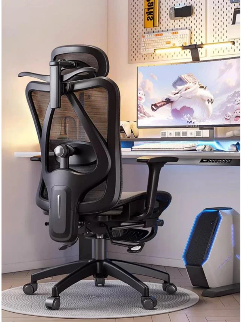 

Ergonomic Waist Support Office Chair Rotate Computer Student Gaming Chair Home Vanity Silla De Escritorio Office Furniture Soft