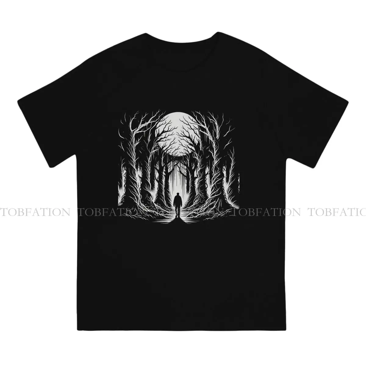 Unknown Paths Dreams Full Moon Walk Fashion TShirts Uncharted Male Graphic Fabric Tops T Shirt