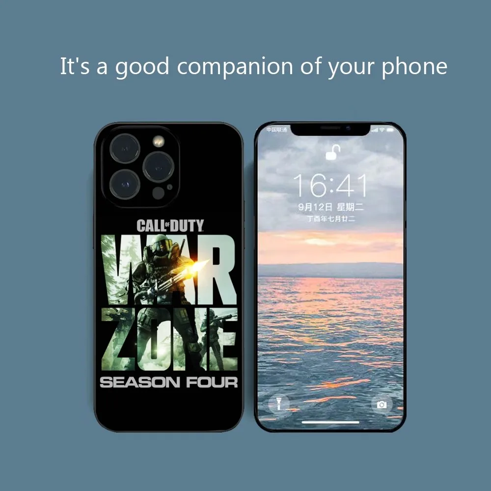 

Calls Of Duties Shooting Game WarzoneS Phone Case For IPhone16 15 14 13 12 Mini 11 Pro XS Max X XR SE5 6 7 8 Plus Soft Silicone